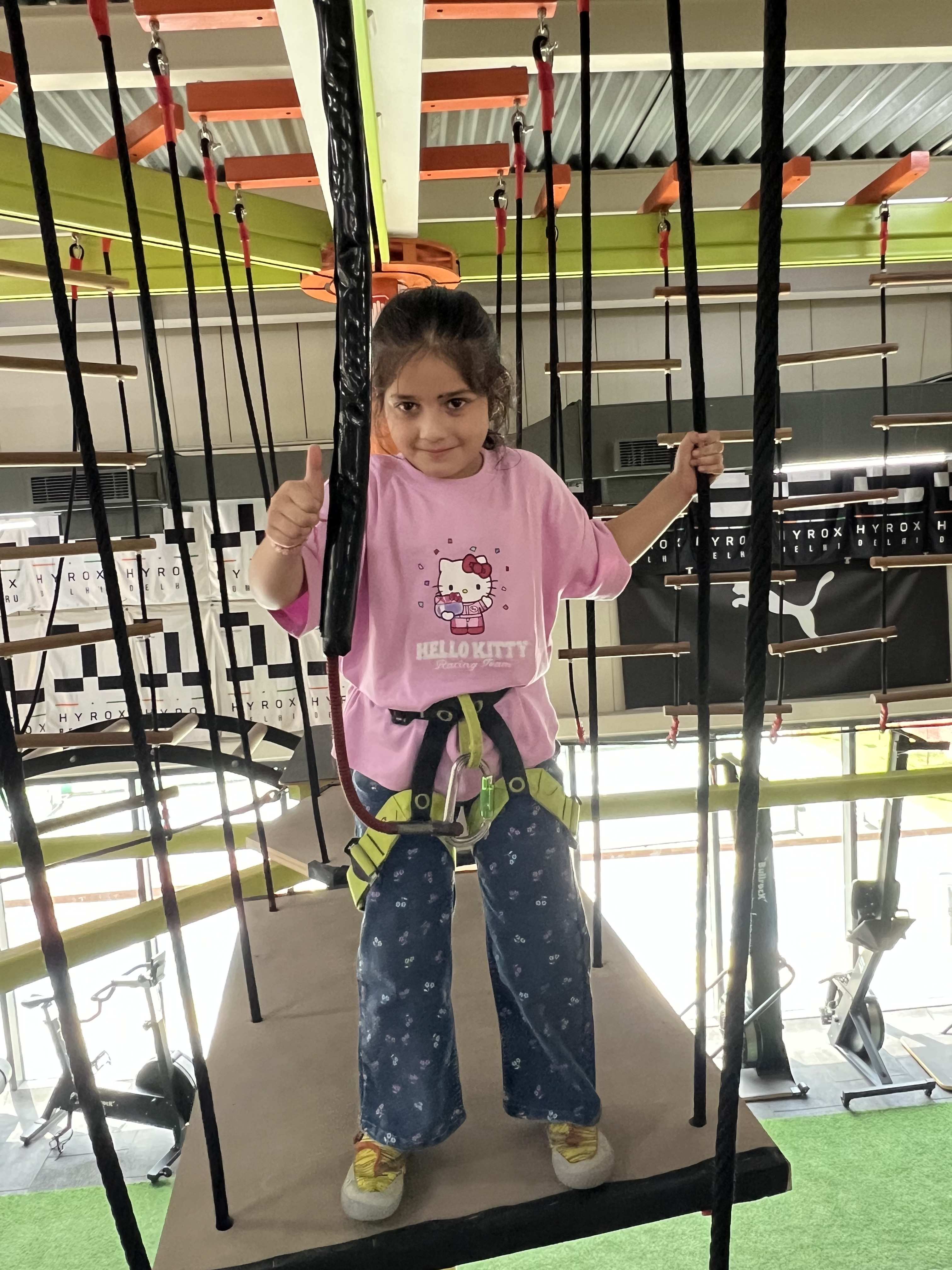 Kids Climbing at Climb Central Delhi